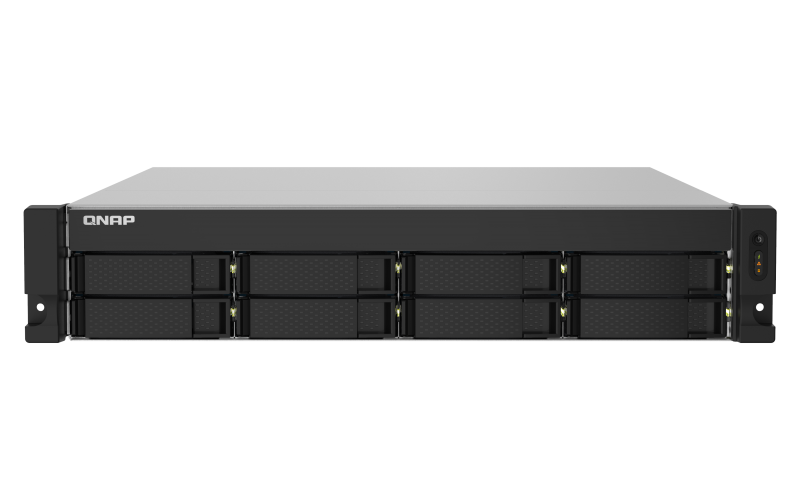 QNAP TS-832PXU-4G | 10GbE SFP+, 8-Bay, ARM CPU, 4GB RAM, PCIe Slot, 2U Rackmount