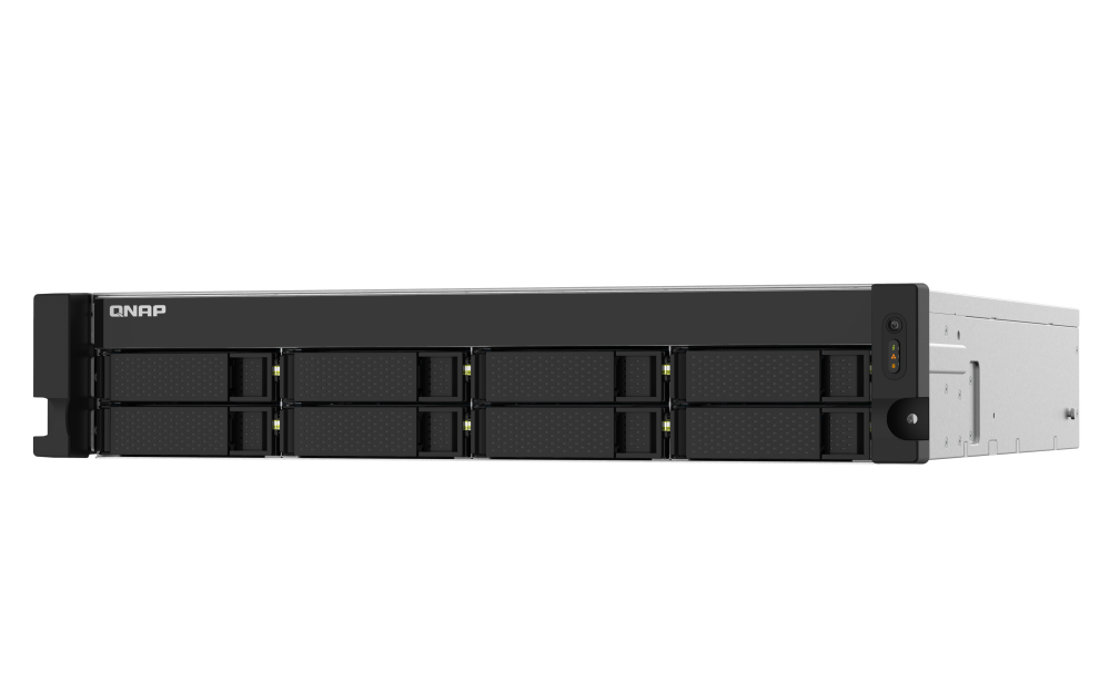 QNAP TS-832PXU-RP-4G | 10GbE SFP+, 8-Bay, ARM CPU, 4GB RAM, PCIe Slot, Redundant Power, 2U Rackmount