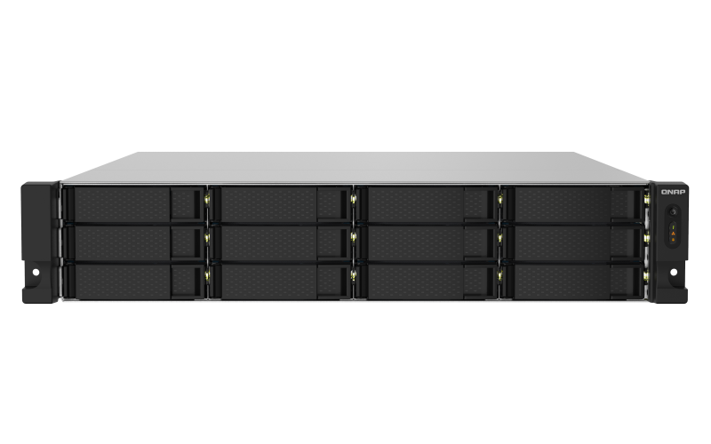 QNAP TS-1232PXU-RP-4G | 10GbE SFP+, 12-Bay, ARM CPU, 4GB RAM, PCIe Slot, Redundant Power, 3U Rackmount