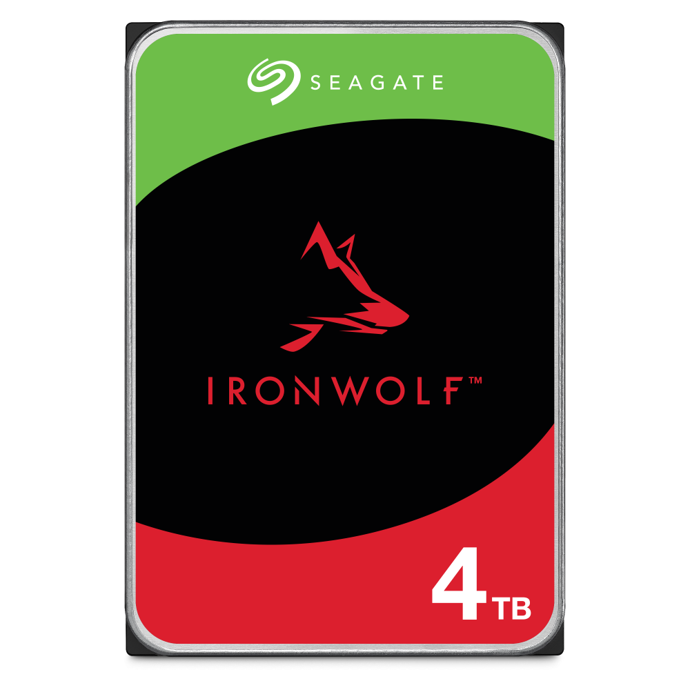 Seagate, HDD, IronWolf, SATA III, 3.5-inch, 4TB, ST4000VN006