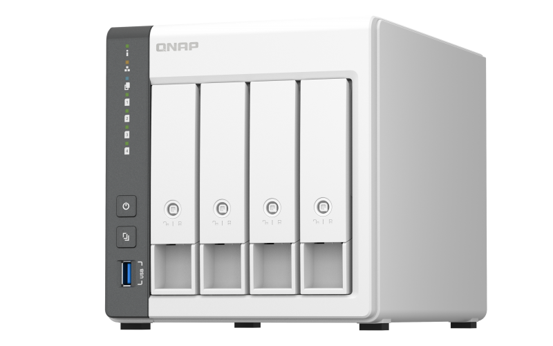 QNAP TS-433-4G | 4-Bay, 2.5GbE, ARM CPU, 4GB RAM, Home NAS
