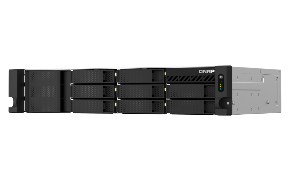 QNAP TS-864eU-RP-8G | 2.5GbE, 8-Bay, Intel CPU, 8GB RAM, PCIe Slot, Redundant Power, 2U short-depth Rackmount