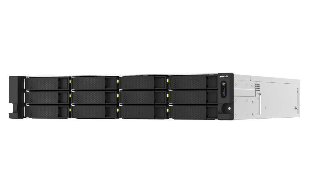 QNAP TS-h1887XU-RP-E2336-32G | 10GbE, 18-Bay, ZFS, Intel Xeon CPU, 32GB RAM, PCIe Slots, Redundant Power, 2U Rackmount