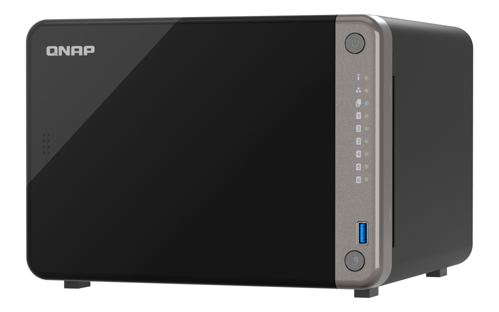 QNAP TS-AI642-8G | 2.5GbE, 6-Bay, 8-Core ARM CPU + NPU, 8GB RAM, PCIe Slot, AI NAS
