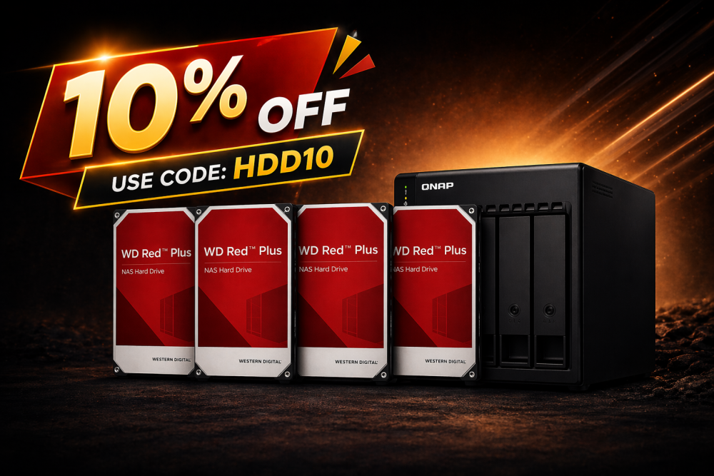 TS-453E-8G WD Bundle inkl. 16TB /32TB (4x4TB/4x8TB)