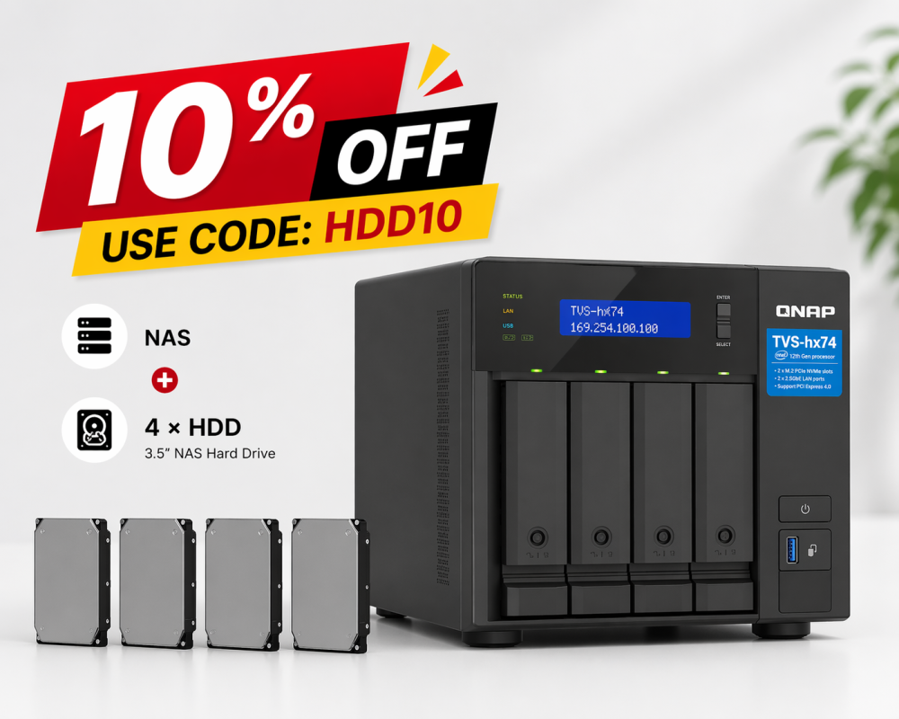 TVS-h474 16TB/32TB Bundle