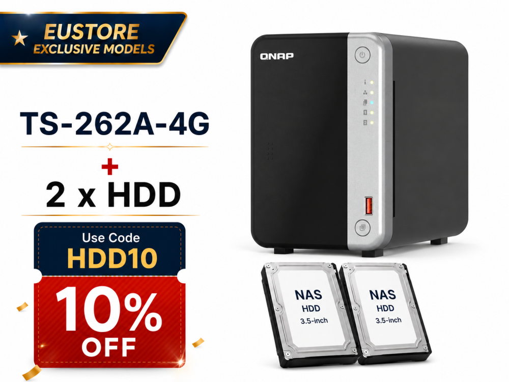 TS-262A-4G HDD bundle (*Exclusive)