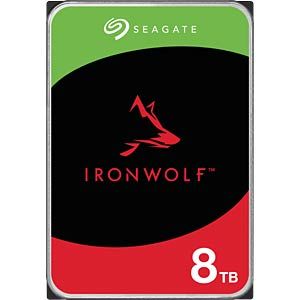 Seagate, HDD, IronWolf, SATA III, 3.5-inch, 8TB, ST8000VN004