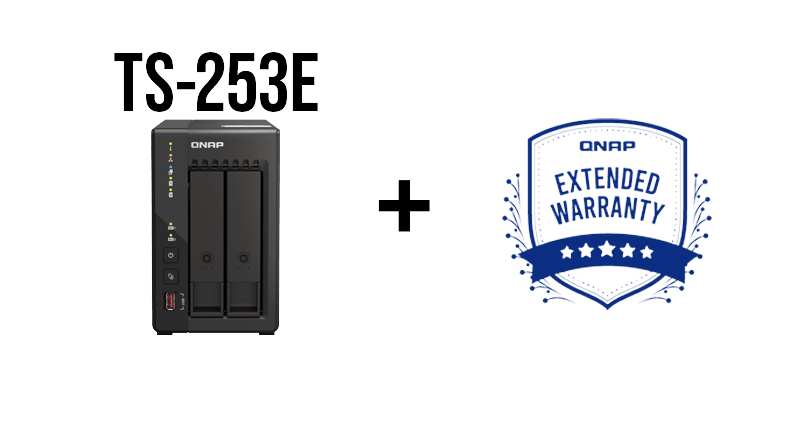 TS-253E-8G Complete Warranty Pack