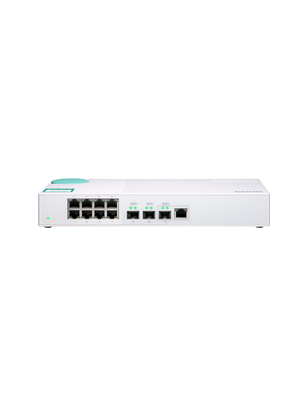 QNAP(キューナップ) QSW-308-1C QNAP QSW-308-1C 8-Port Gigabit Unmanaged Switch QSW-308-1C-US