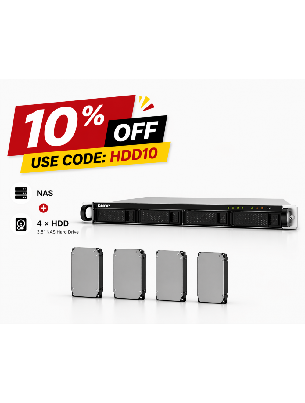 TS-432PXU-2G 16TB/32TB Bundle