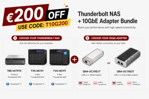 Thunderbolt NAS + 10GbE Adapter Bundle