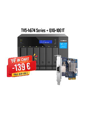 TVS-h674 Serie + QXG-10G1T